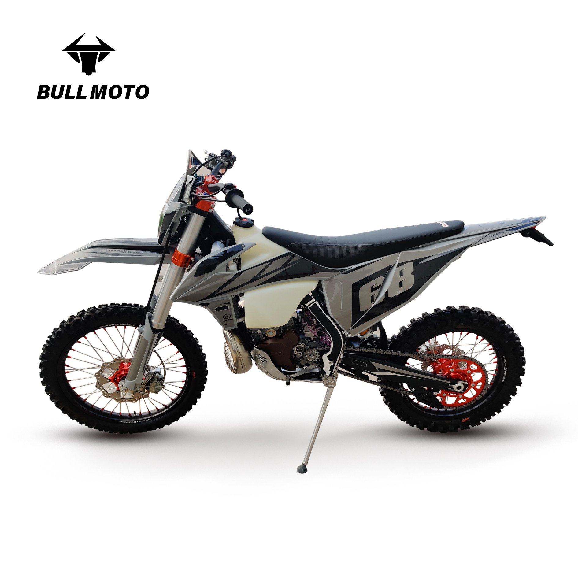 E Adult Motocross Gasoline Dirt Bike 200cc 250cc 300cc Off-road Motorcycles 2 Stroke Moto a Gasolina Trailer for Adult Bicycle
