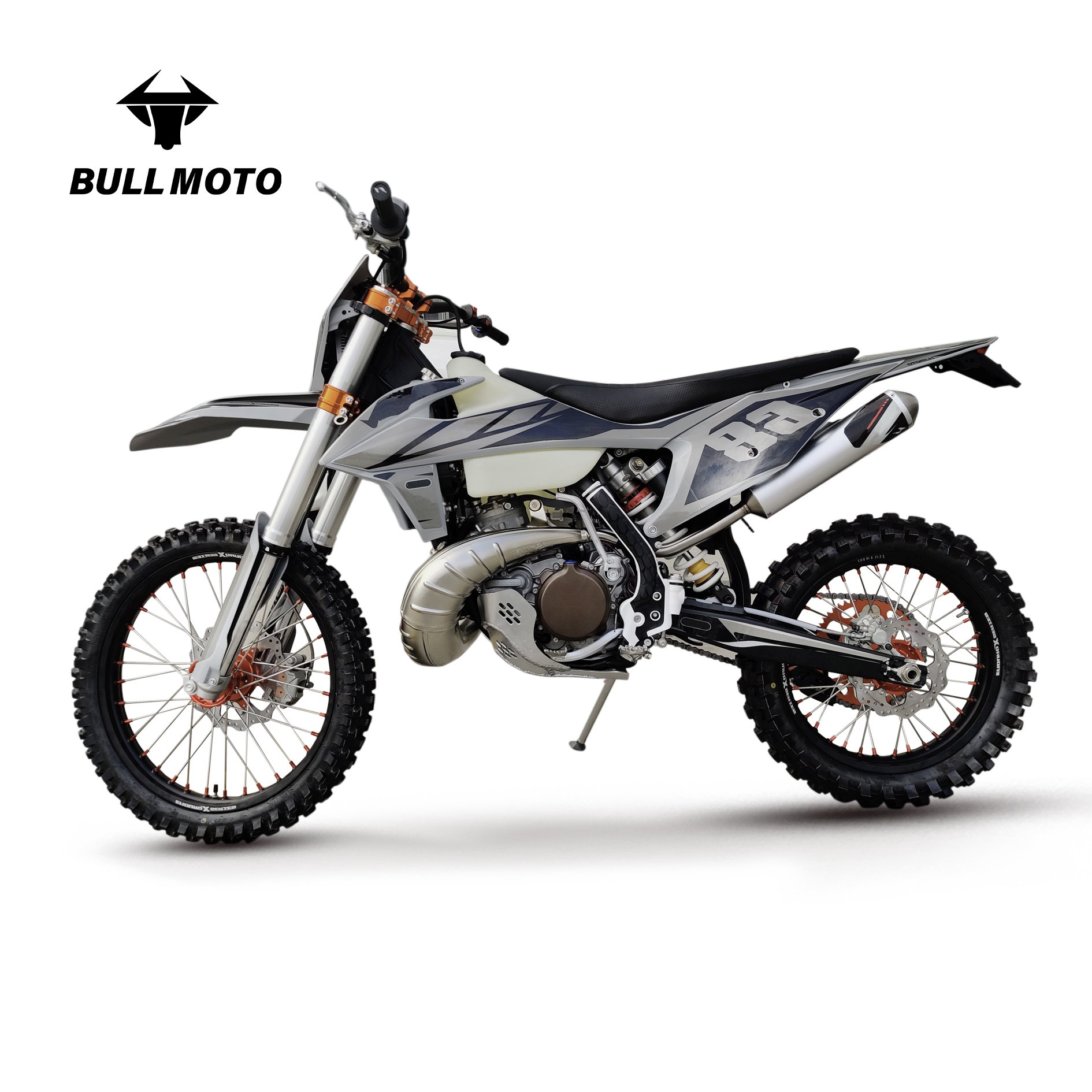 E Adult Motocross Gasoline Dirt Bike 200cc 250cc 300cc Off-road Motorcycles 2 Stroke Moto a Gasolina Trailer for Adult Bicycle