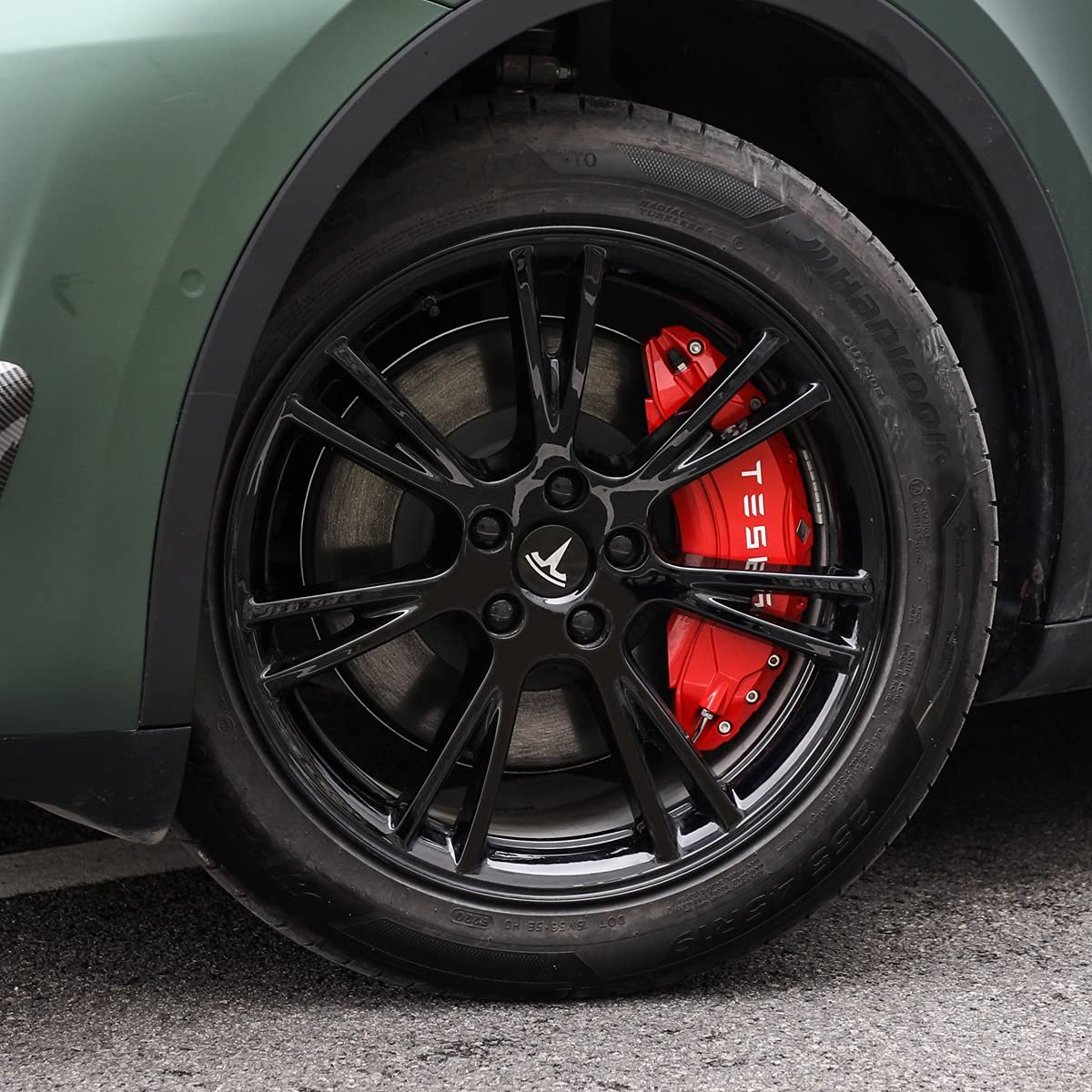 4 Pieces 19 / 20 Inch Brake Caliper Covers Brake for Tesla Model 3 Model Y