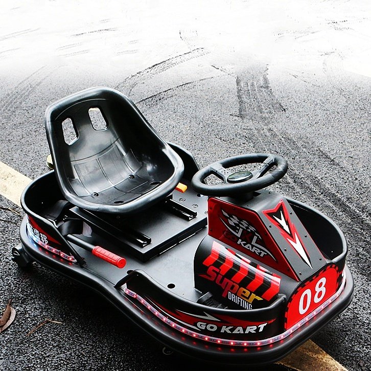 K2 Racing Electric Karting Bumper Go-Kart for Adults with Ambient Light 500w Engine Drift Car Drift Go-Kart