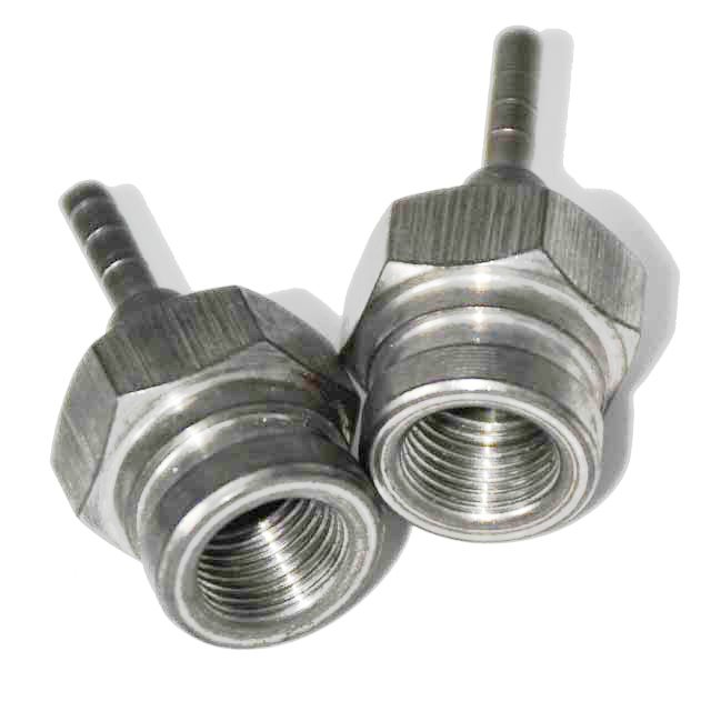 An3 3Anm10*1M 10*1.25 Ptfe Brake Oil Line Hose End Stainless Steel Hexagon Female Swivel Brake Fittings for Brake Oil Hose