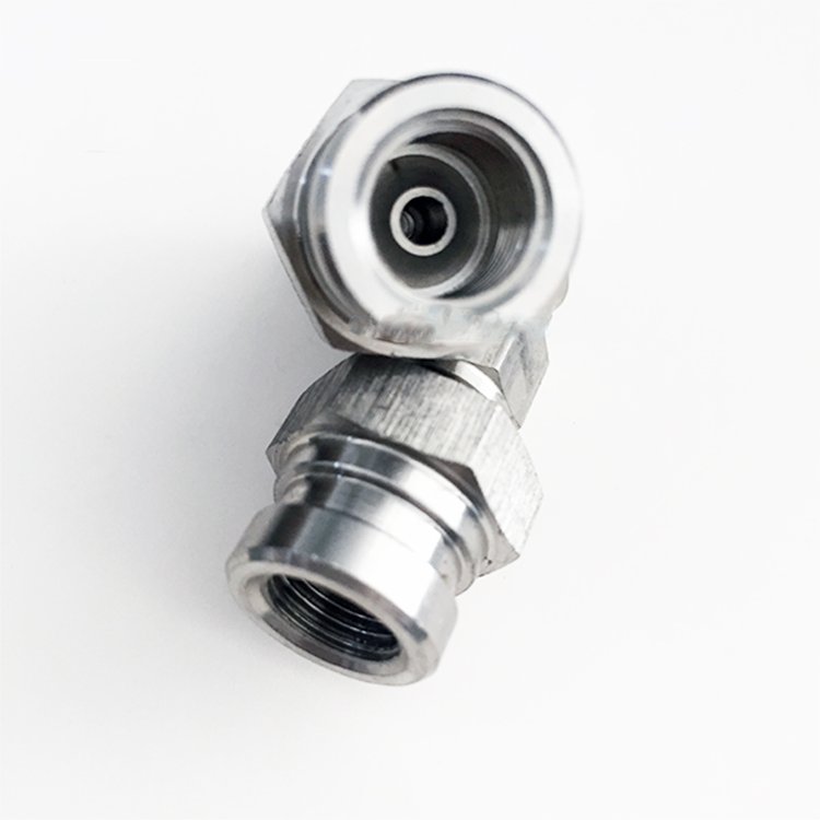 An3 3Anm10*1M 10*1.25 Ptfe Brake Oil Line Hose End Stainless Steel Hexagon Female Swivel Brake Fittings for Brake Oil Hose