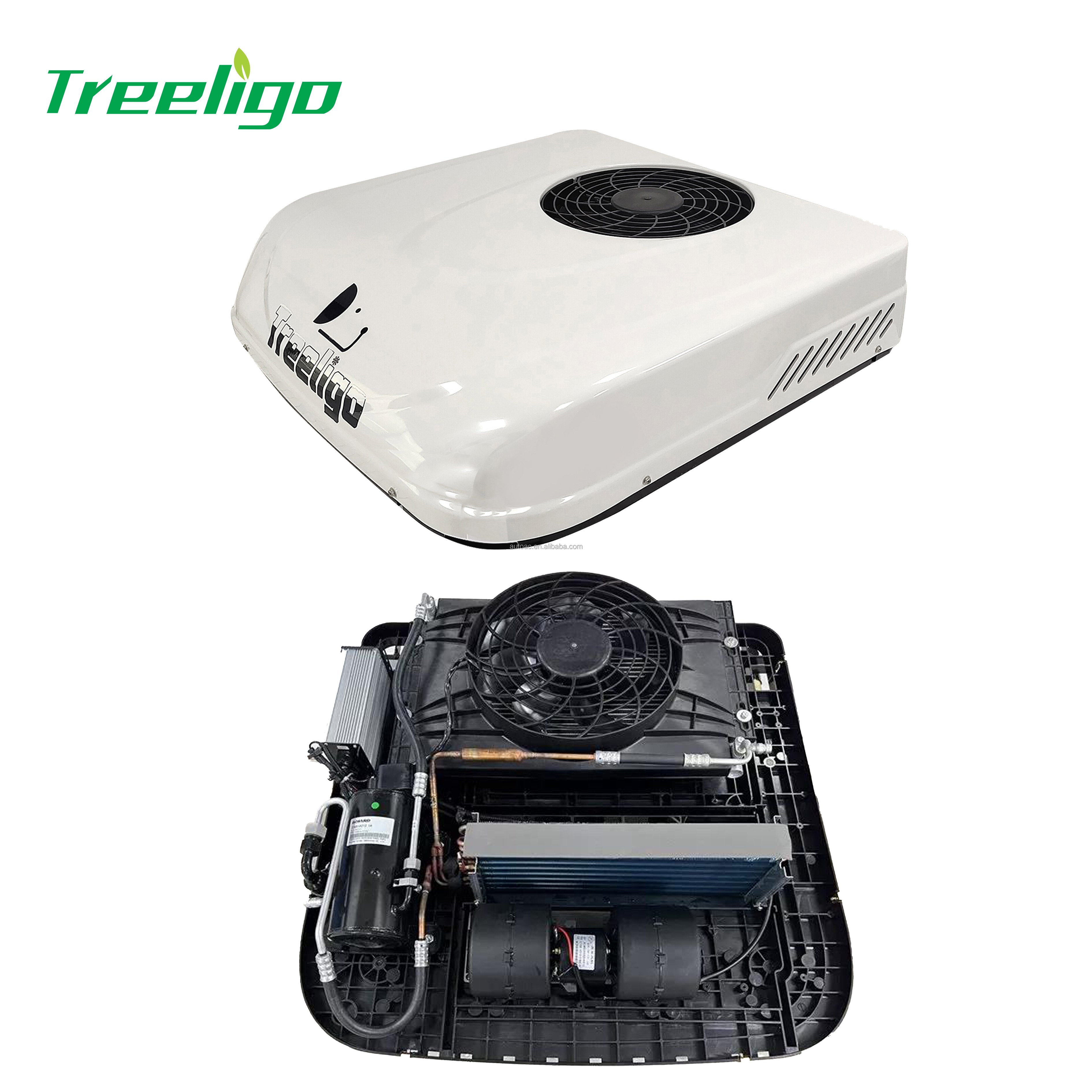 Aire Acondicionado Para Motor Home 12v 24 Volt Rooftop Rv air Conditioner Parking air Conditioner 12v