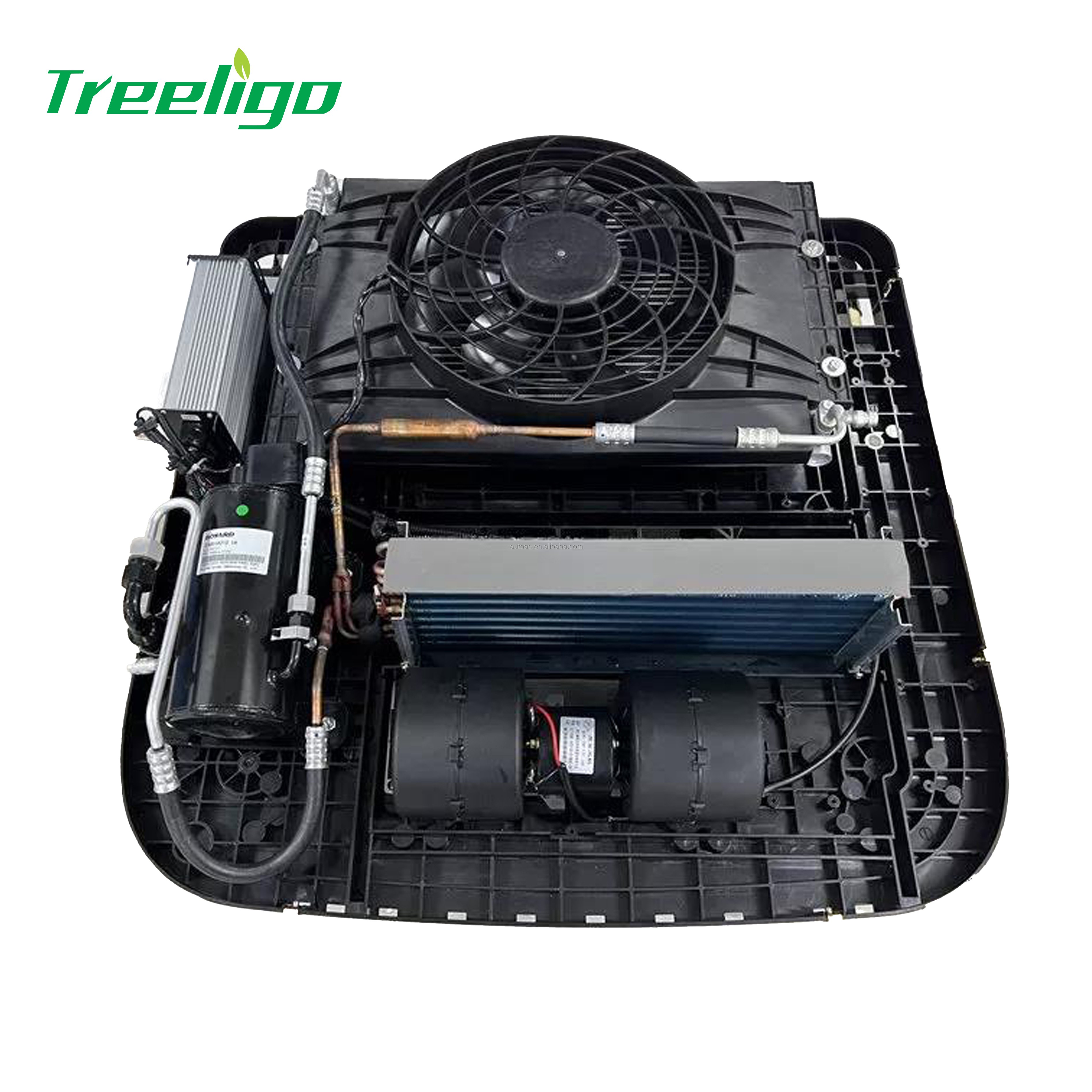 Aire Acondicionado Para Motor Home 12v 24 Volt Rooftop Rv air Conditioner Parking air Conditioner 12v