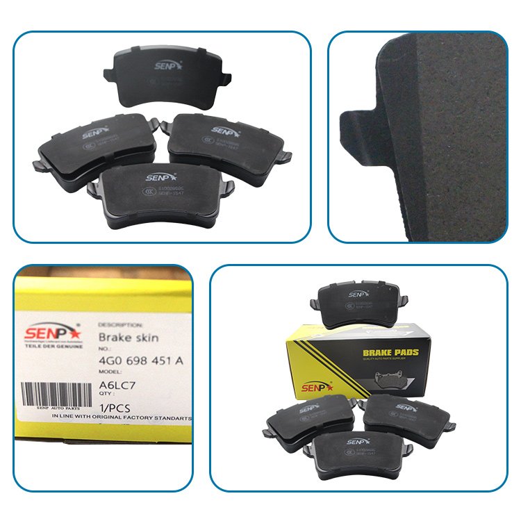 SENP Brake System Brake Pads for Audi A6 A7 OEM 4G0 698 451 a 4G0698451A