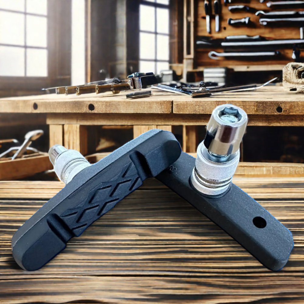 High Quality MTB & Road Bike Disc Brake Shoes V Brake Pads with Steel Rubber Components Friction Rim Brake Excellent Performance