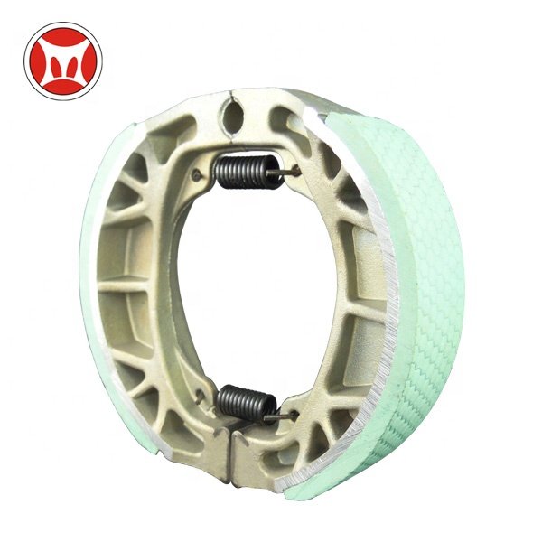 Best Selling CD70 Brake Shoe Green Lining of Good Material