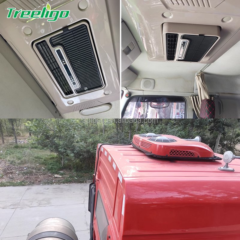 New Type 12V/24V Electric Rooftop Air Conditioning System for Camper RV & Truck Roof 12 Volt Auto Parking Air Conditioner