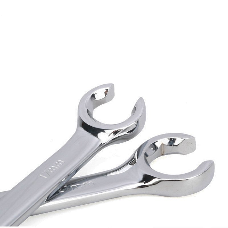 Flare Nut Oil Pipe Spanner Set of Keys Full Hand Tool Brake Wrench for Car Repair Flare Nut Wrench Opening Spanner Kit