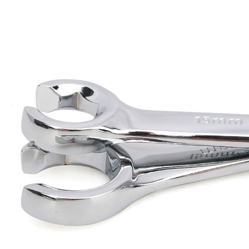 Flare Nut Oil Pipe Spanner Set of Keys Full Hand Tool Brake Wrench for Car Repair Flare Nut Wrench Opening Spanner Kit