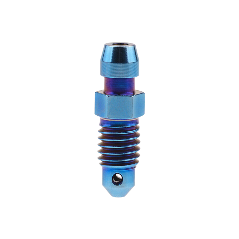 Custom Titanium Screw Bleed Nipple Screw High Strength Titanium Screw for Brake Calipers