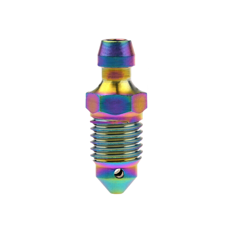 Custom Titanium Screw Bleed Nipple Screw High Strength Titanium Screw for Brake Calipers