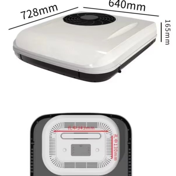 Quiet Version 12 Volt Car Air Conditioner 24 Volt 48v 60v 72v 96v RV Parking Air Conditioner