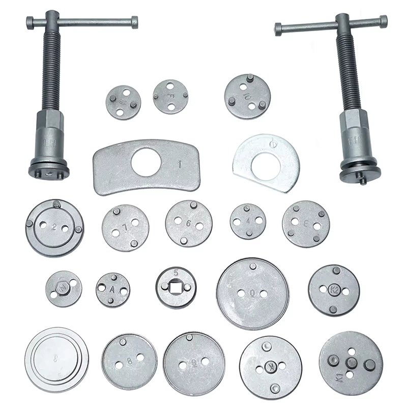 Good Quality 22 Pieces Rear Brake Repair Kit Box Piston Brake Caliper Wind Back Tool