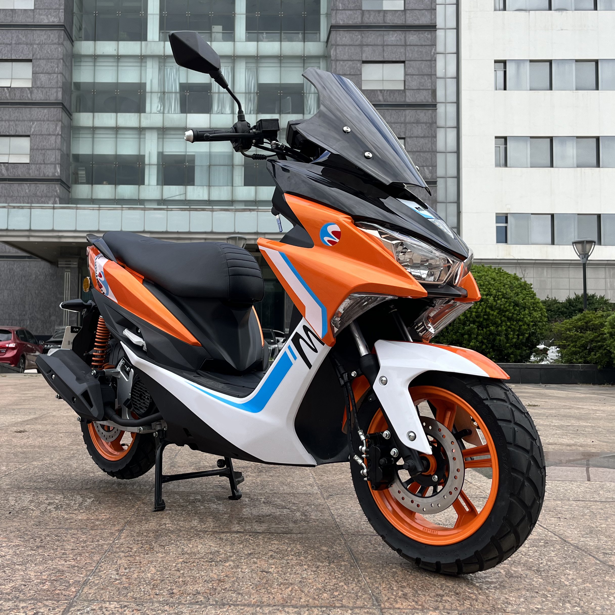 Euro 5 125cc Motorcycle with Aluminum Wheel 1 Cylinder 4 Stroke Engine Gasoline Scooter 50CC with OTTC