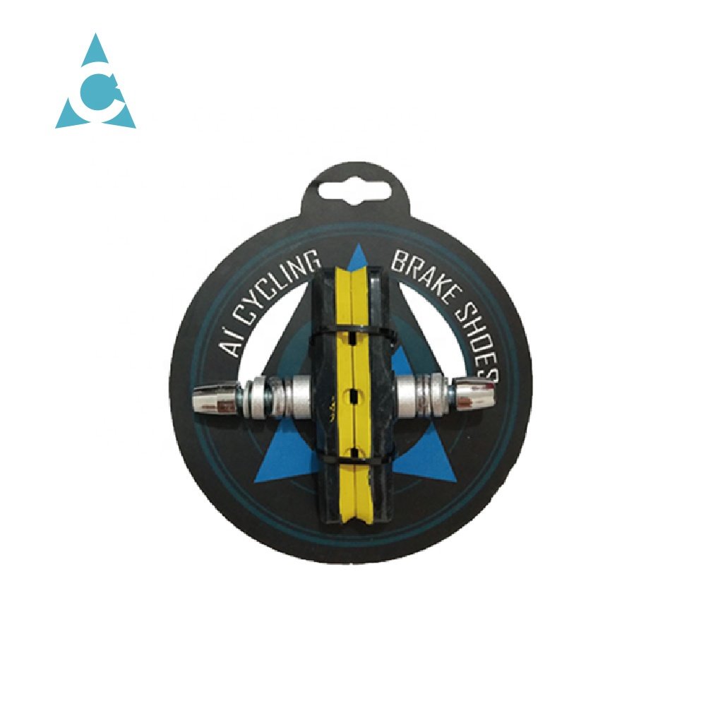 MTB Bike V Brake Holder Pads Shoes Blocks Black Rubber Durable Pad Road Bicycle Cycling Braking V-brake Pads