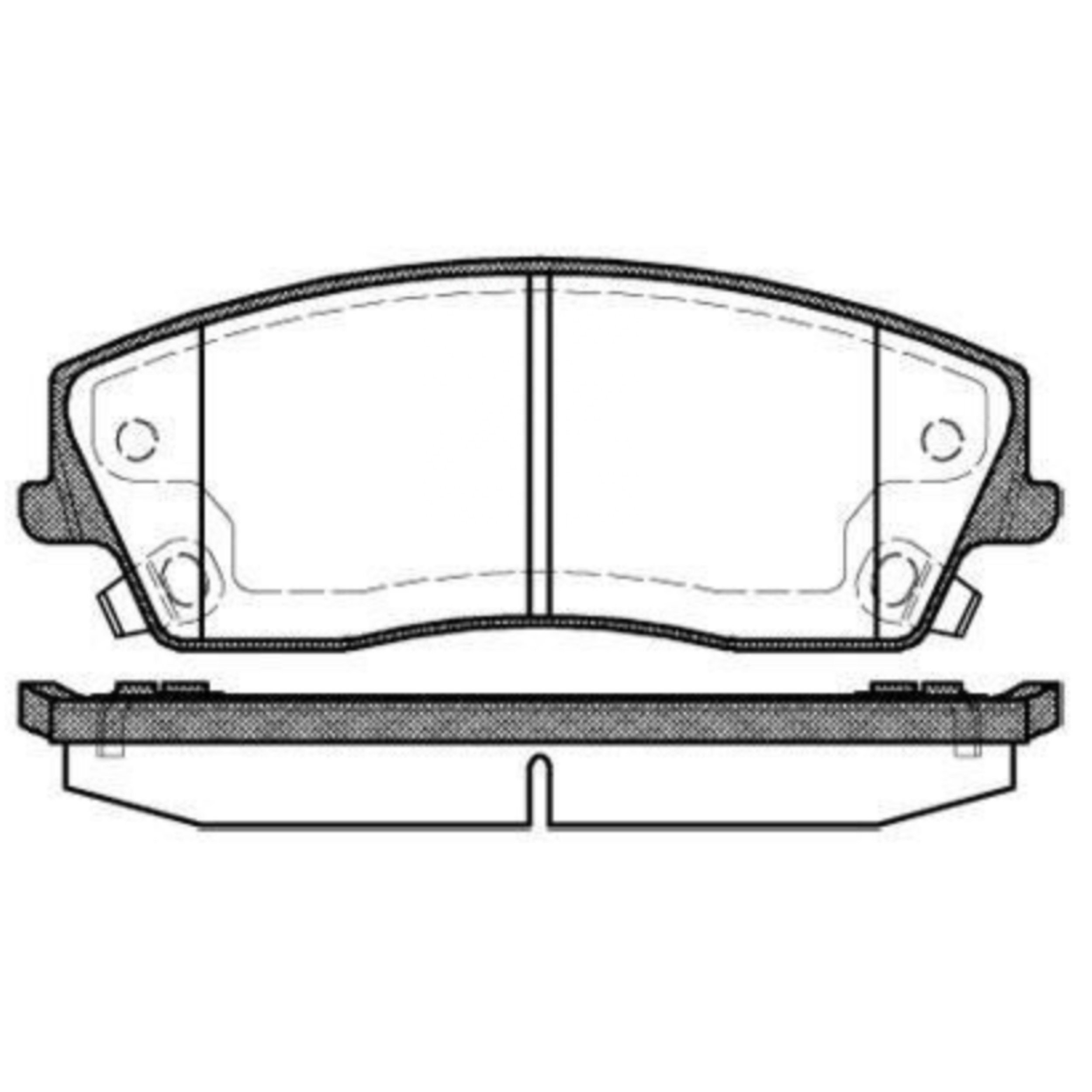 High Performance Factory Auto Parts Brake Pads (Pastillas De Freno) OEM Disc D1056/wva 22222/24166 Is Front Axle Brake