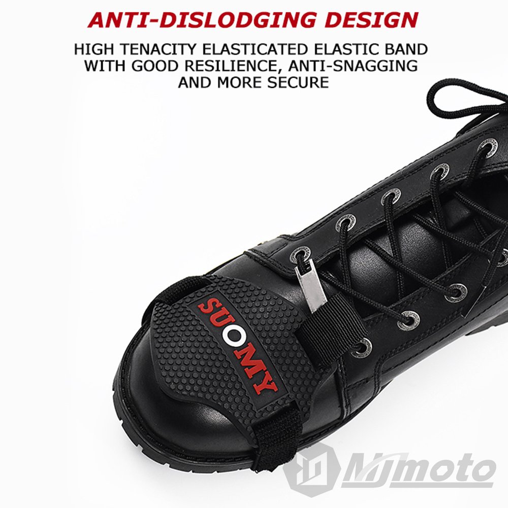 SUOMY Motorcycle Shoes Cover Guards Motocross Gear Shift Pad Adjustable Durable Boot Protect Anti-skid Gear Shifter Elastic Ban