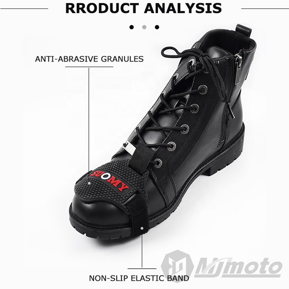 SUOMY Motorcycle Shoes Cover Guards Motocross Gear Shift Pad Adjustable Durable Boot Protect Anti-skid Gear Shifter Elastic Ban