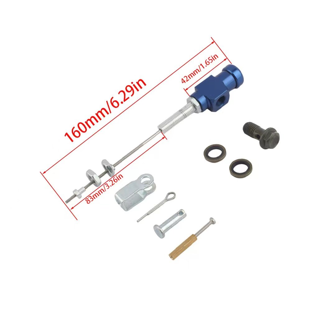 Aluminum Motorcycle Hydraulic Clutch Master Cylinder Rod Brake Pump Efficient Transfer Pump