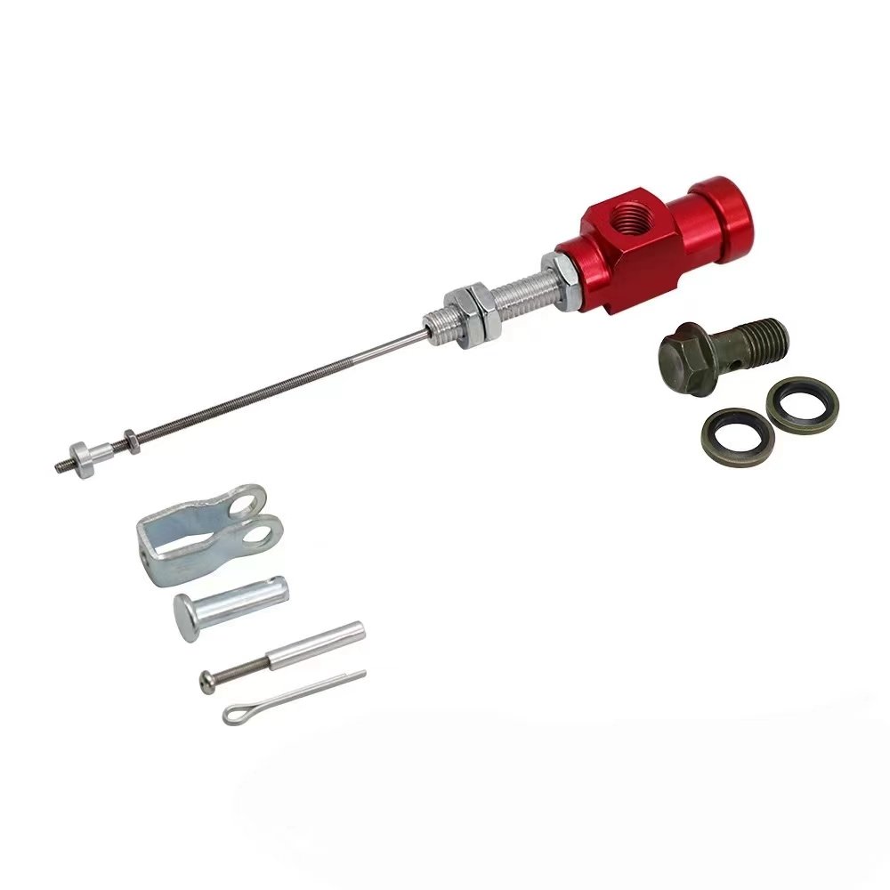 Aluminum Motorcycle Hydraulic Clutch Master Cylinder Rod Brake Pump Efficient Transfer Pump