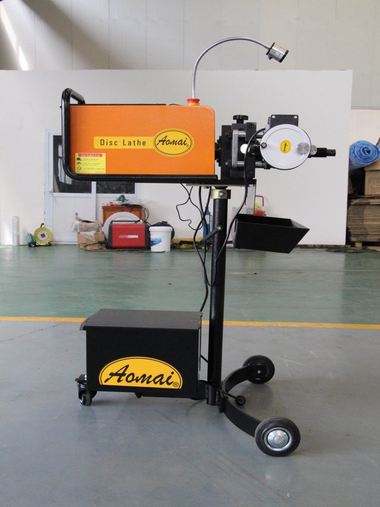 AM983GD on and Off Automobile Dual Function Car Truck Disc Brake Lathe Machine AM983 Drum and Disc Brake Cutting AM-983GD