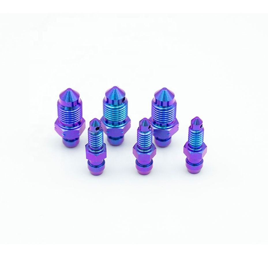 BST-TI BRAND Car Tire Valve Stem Titanium Bolt Titanium Screws for Auto Gr5 Titanium Bolts Screws