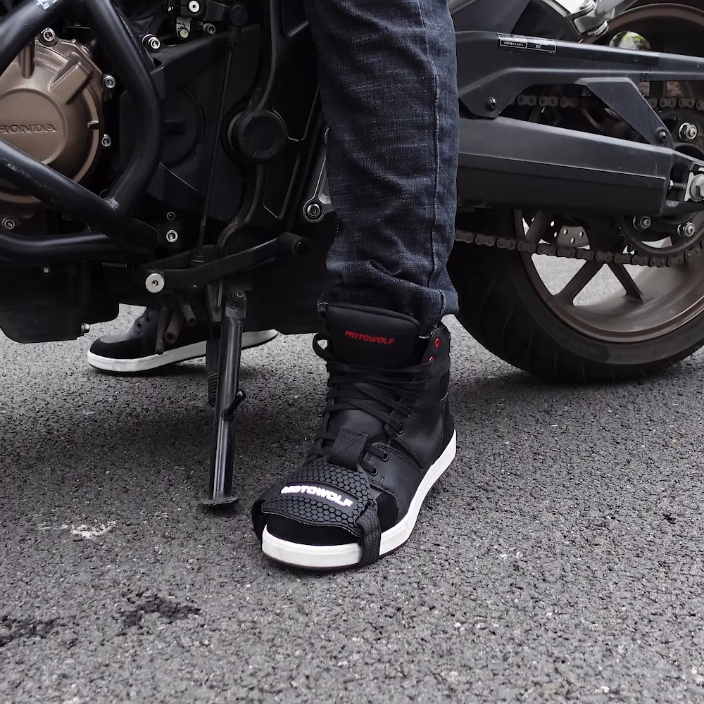 Antiskid Rubber Motorbike Riding Shift Gear Motorcycle Boot Cover Shoe Protector