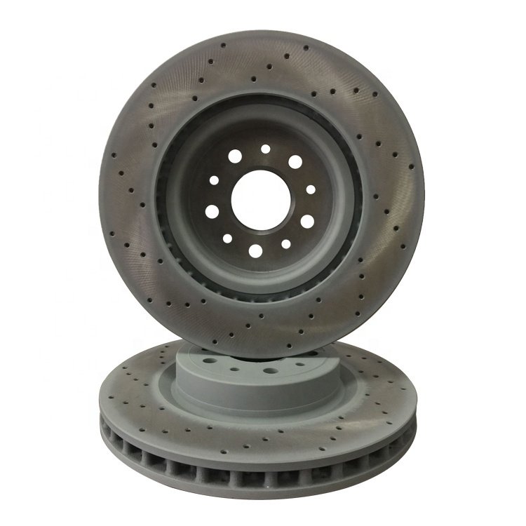 202016 OEM Drilled Front Brake Discs for Maserati Granturismo Quattroporte