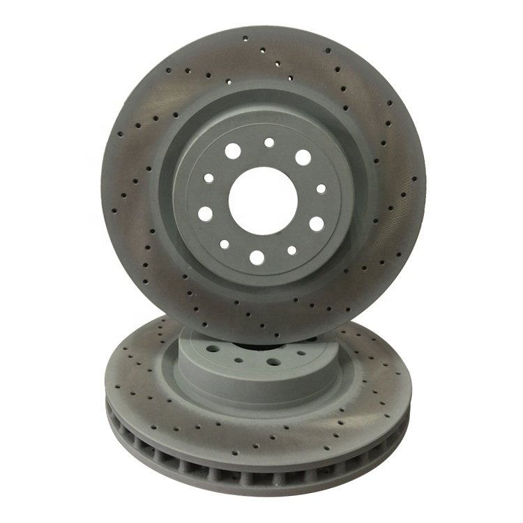 202016 OEM Drilled Front Brake Discs for Maserati Granturismo Quattroporte