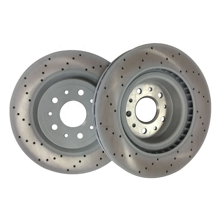 202016 OEM Drilled Front Brake Discs for Maserati Granturismo Quattroporte