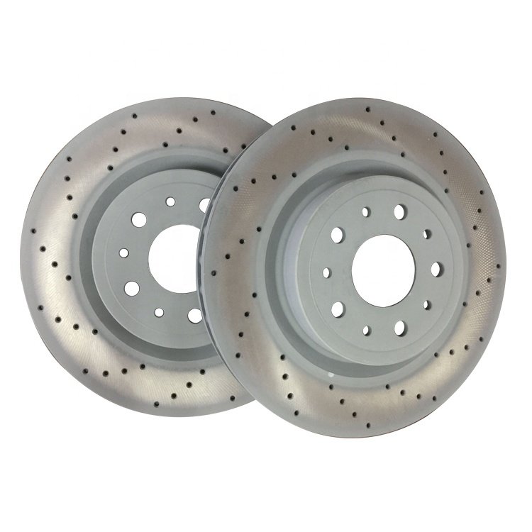 202016 OEM Drilled Front Brake Discs for Maserati Granturismo Quattroporte