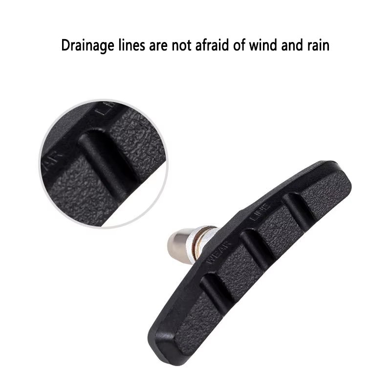 TOOPRE Mountain Road Bike Brake Pads MTB Bicycle Braking V-Brake Holder Shoes Rubber Blocks Durable Cycling Accessories