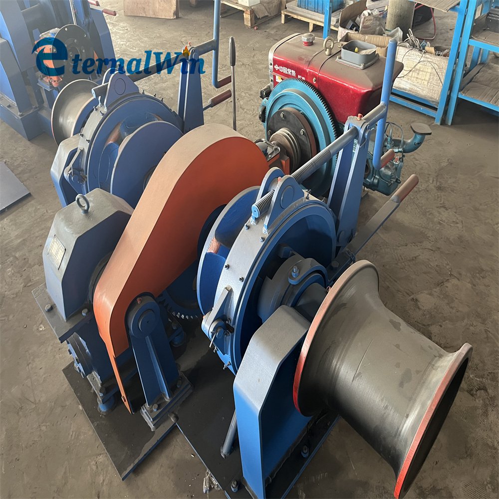Slow Speed Wire Rope Hydraulic Cable Pulling Winch for Sale