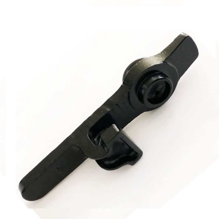 Ductile Iron Plug Sand Casting Process Train Brake Fittings Surface Black Plastic Spray