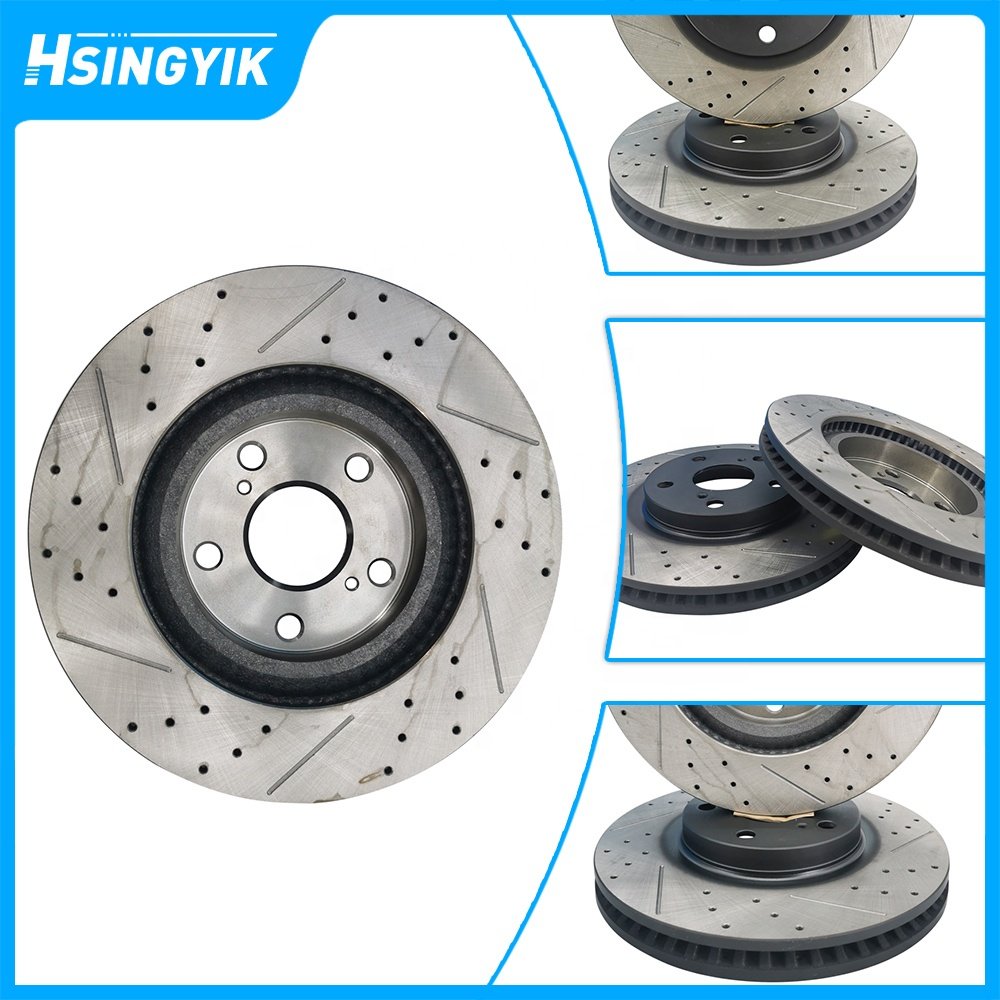 Hot Sale Manufacturer Auto Brake System OEM Break Pad and Rotor Disk Brake Disc Set for Lexus Toyota