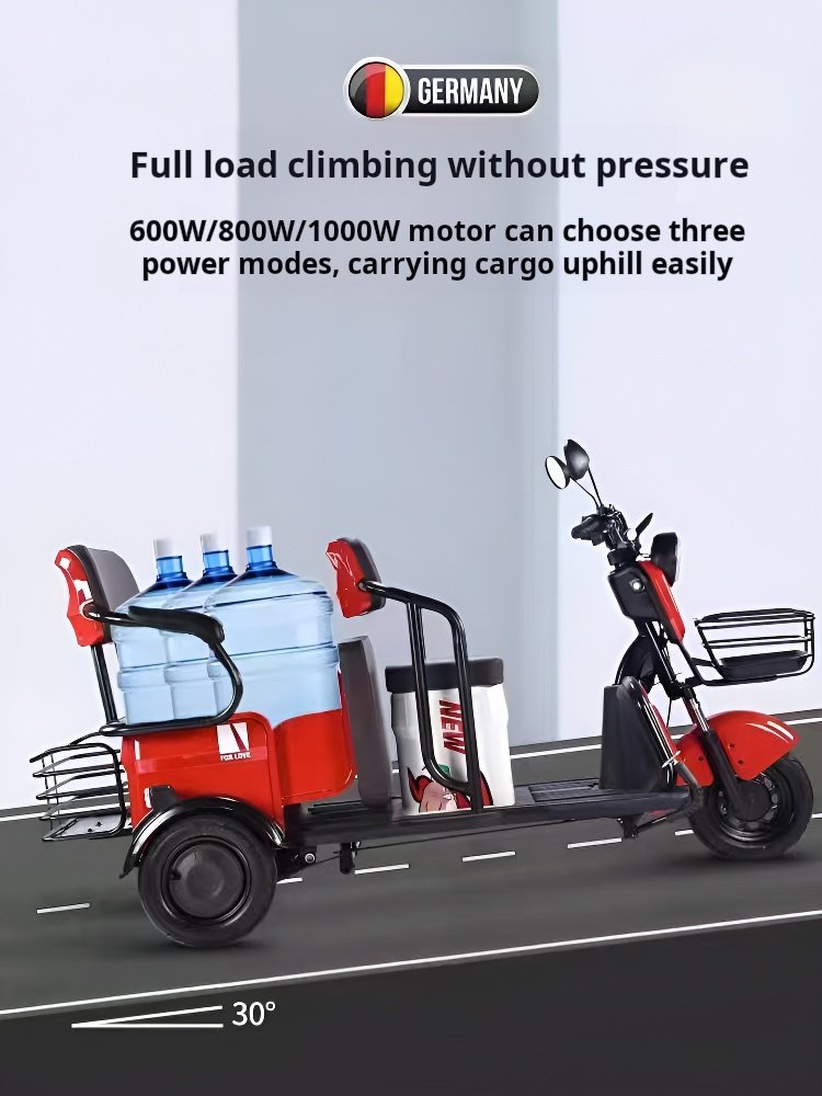 Cheap Two Seater Electric Tricycle Three Wheel Electric Tricycle