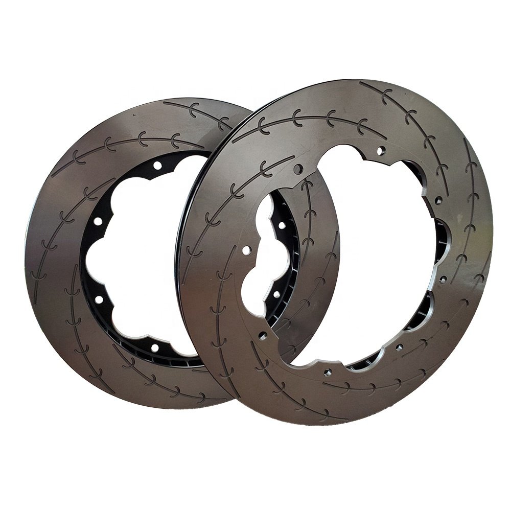 5000 Slotted Replacement 380MM Front Brake Disc Rotors for Nissan 2009-11 Gtr R35 DBA