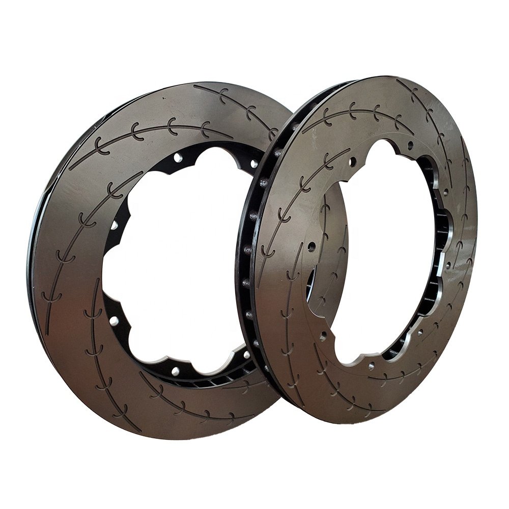 5000 Slotted Replacement 380MM Front Brake Disc Rotors for Nissan 2009-11 Gtr R35 DBA