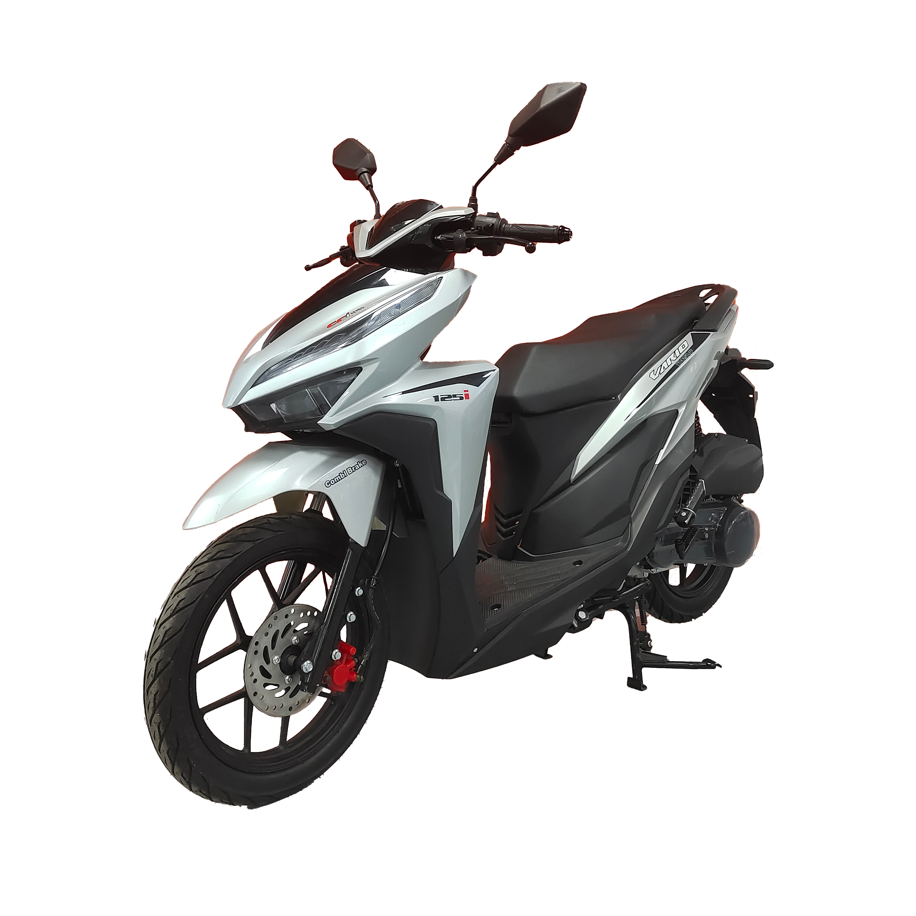 Gasoline Motorcycle Petrol Motor Fuel Motorbike 125ccStroke Moped Single Cylinder Scooter