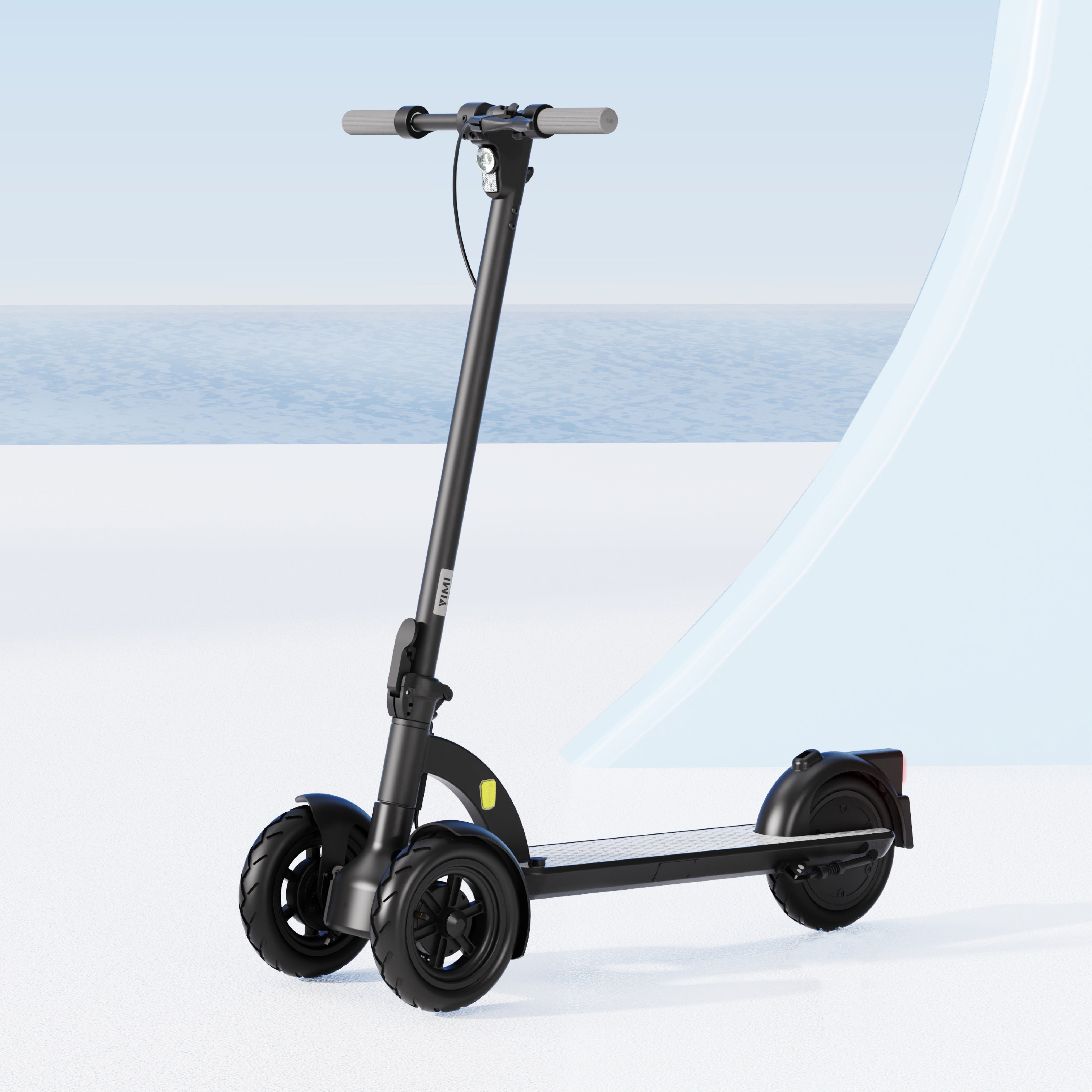30km Range Foldable Dual Front Wheels Escooter Model 8.3 Drum&electric Brake PU Filled Puncture Resistant Tyres Teenagerfriendly