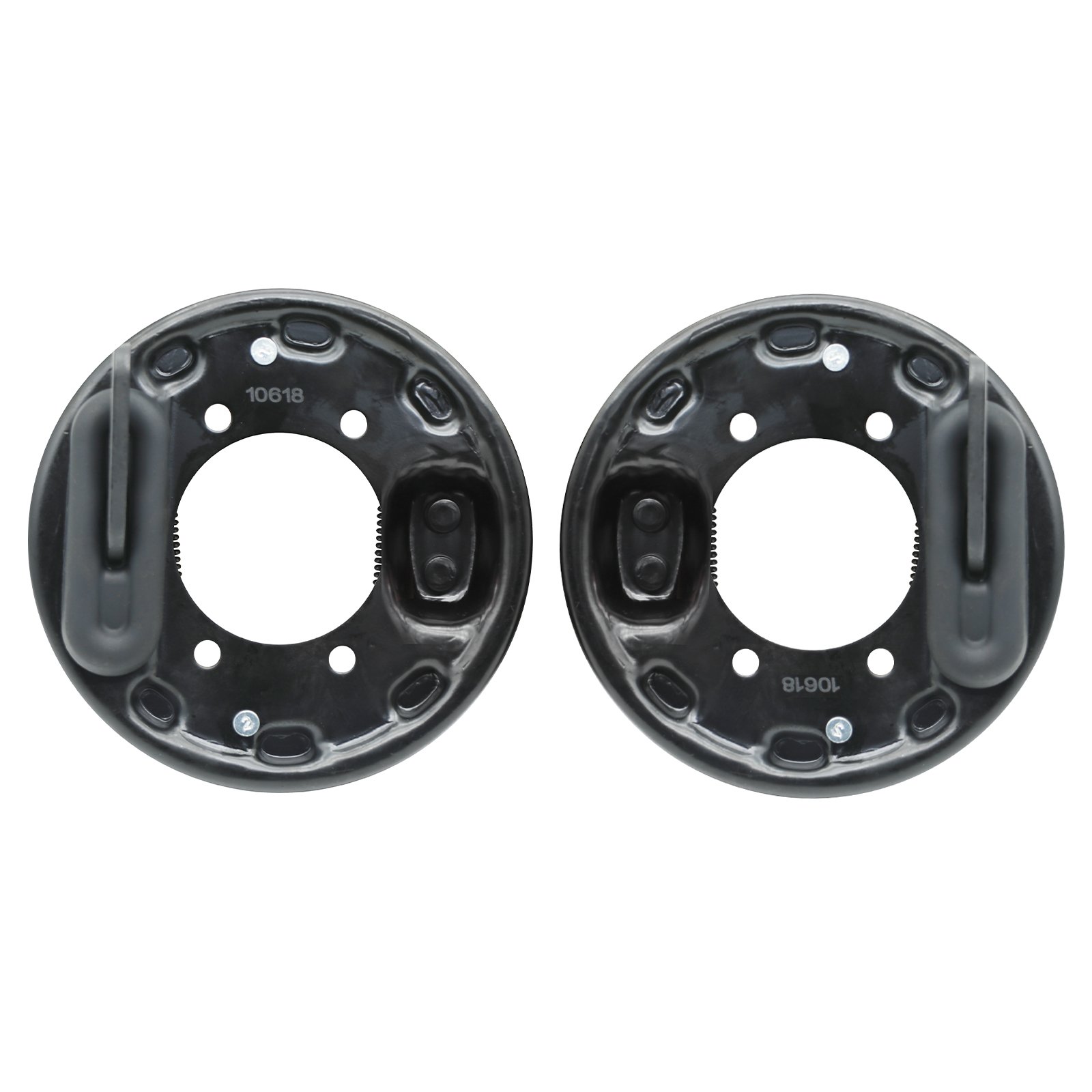 Driver & Passenger Side Brake Shoes Assembly for Golf Cart EZGO TXT PDS Medalist #70998-G02 70998-G01