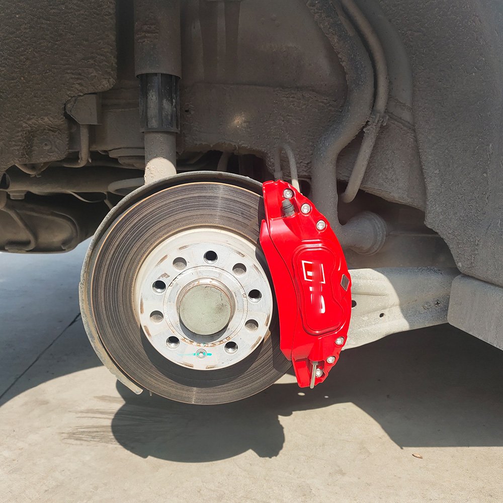 Caliper Covers Fit for Audi A3 Accessories Brake Caliper Covers Wheel Hub Size Red Brake Caliper Covers