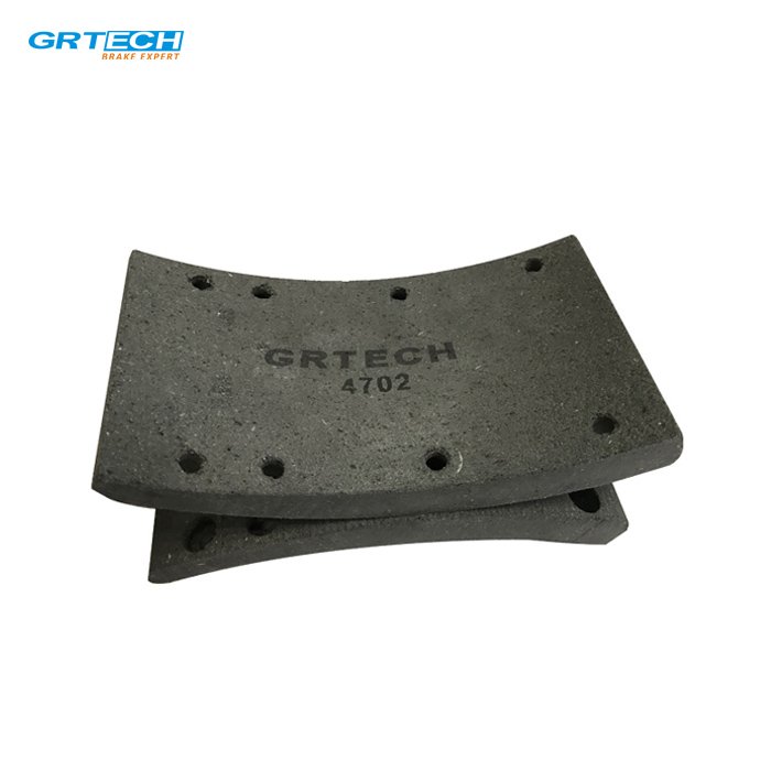 4702 High Quality American Trucks Brake Shoe Linings Supplier With Rivets