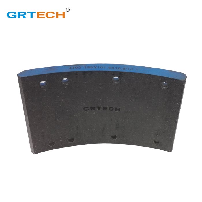 4702 High Quality American Trucks Brake Shoe Linings Supplier With Rivets