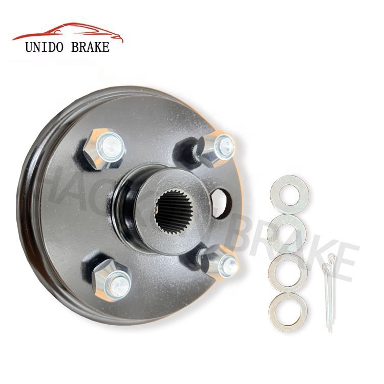 Rear Wheel Brake Hub Drum TXT Electric Fits EZGO GOLF CLUB CART 1982' -UP 17298-G1 24 TOOTH and 30 Tooth
