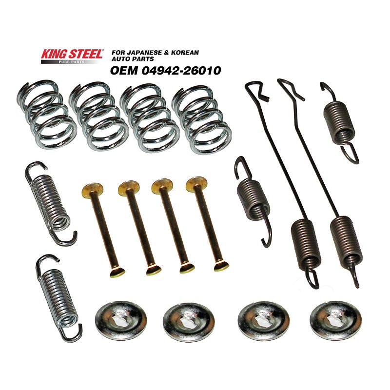 Kingsteel Japanese Auto Parts Car Truck Brake System Rear Brake Shoe Repair Kits for Toyota Navara Kia Hyundai Honda Isuzu
