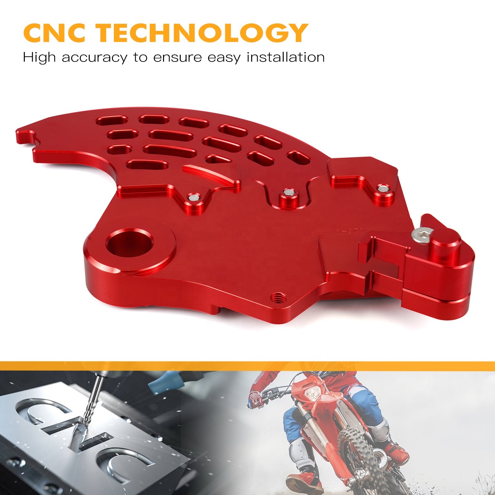 NiceCNC CNC Caliper Support Rear Brake Disc Guard for Beta RR 125 200 250 300 2019-2022 2023 2024