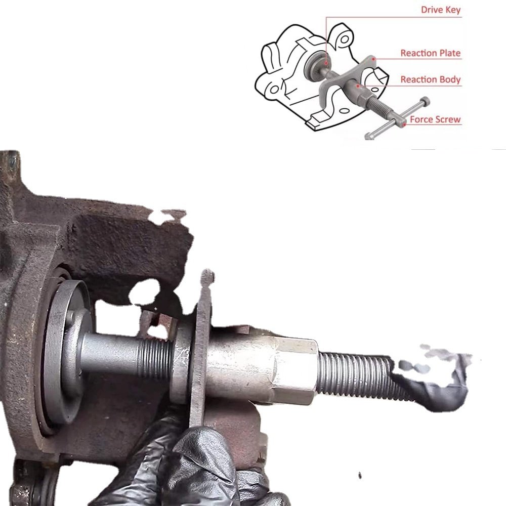 VIKTEC China Auto Tool 21pcs Car Brake Pad/Caliper Booster Piston Wind Back Repair Tool Kit(VT01027)