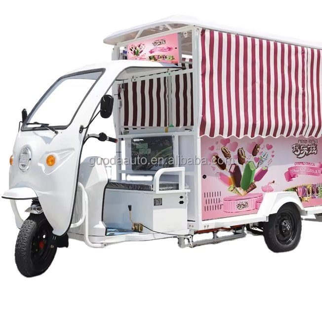 Electric Refrigerated Tricycle Cheap Price Ice Cream 3 Wheels Tricycle
